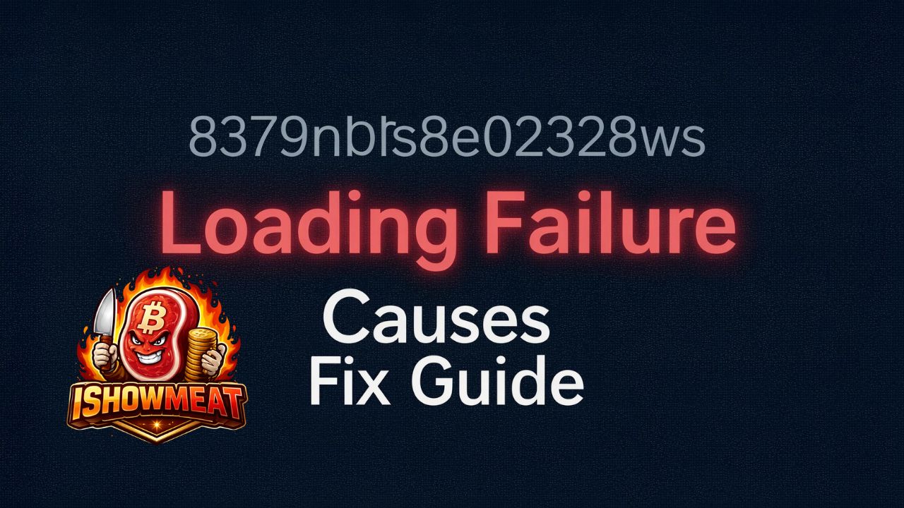 8379xnbs8e02328ws Loading Failure: Causes & Fix Guide