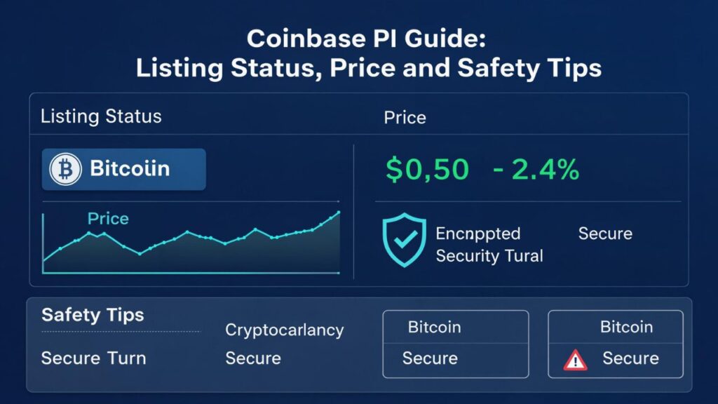 Coinbase Pi Guide: Listing Status, Price and Safety Tips