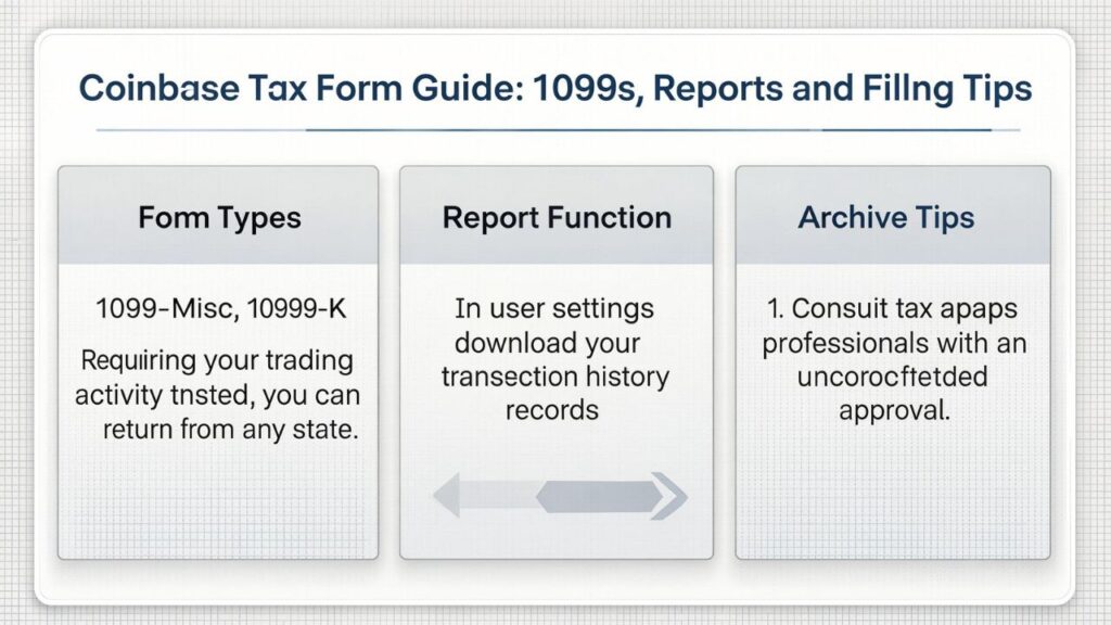 Coinbase Tax Form Guide: 1099s, Reports and Filing Tips